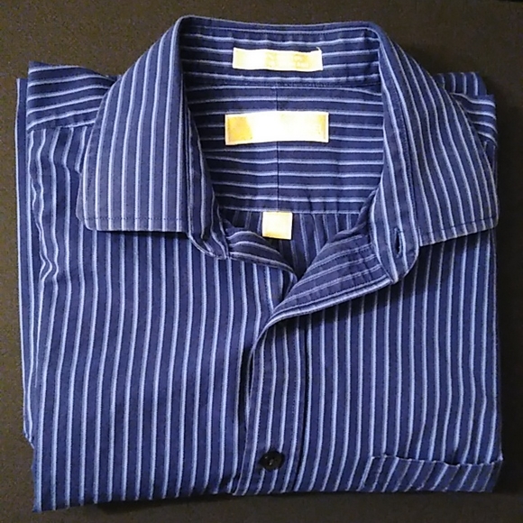 Michael Kors Button Up Men's Size Medium (15.5) (32/33) - Picture 2 of 5